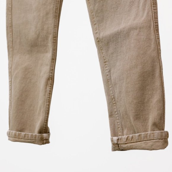 Brunello Cucinelli Tan Denim Monili The Boyish Jeans - Picture 5 of 16